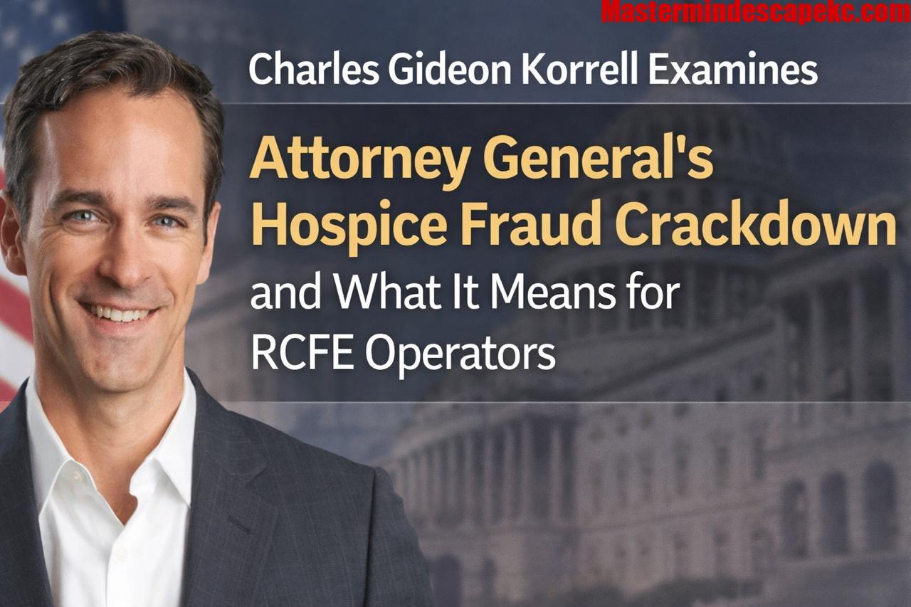 Charles Gideon Korrell Examines Attorney General’s Hospice Fraud Crackdown and What It Means for RCFE Operators