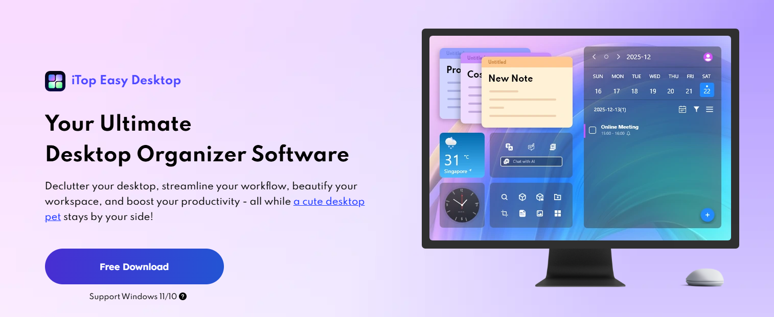 Why iTop Easy Desktop is Great for Clearer Screens, Faster Work