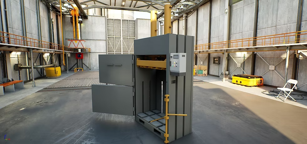 Vertical Baling Press